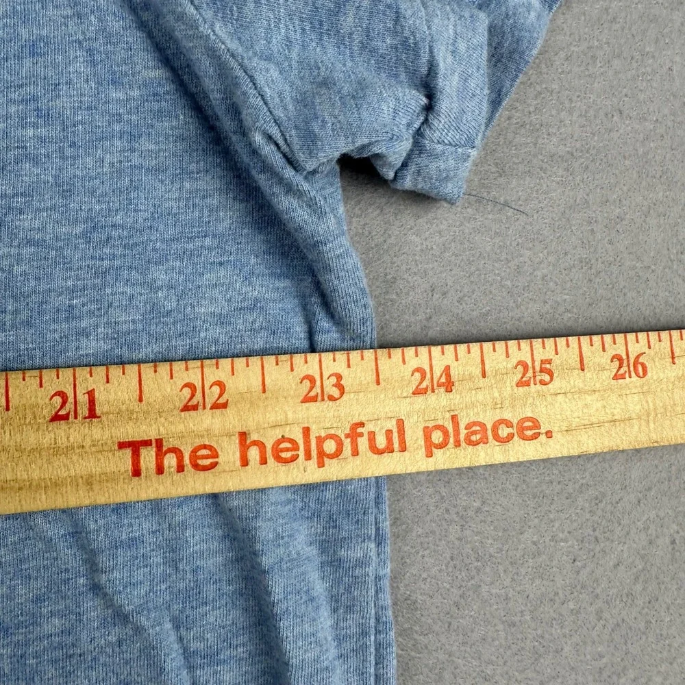 Polo Ralph Lauren Mens Classic Fit T-Shirt Blue Heather Cotton Large L Logo